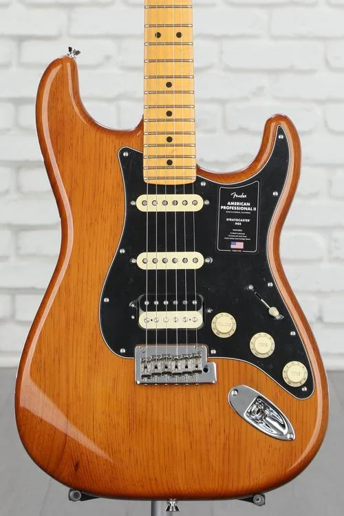 Fender American Professional II Stratocaster HSS - Roasted Pine with Maple Fingerboard Demo