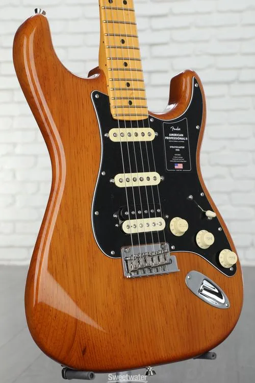  Fender American Professional II Stratocaster HSS - Roasted Pine with Maple Fingerboard Demo