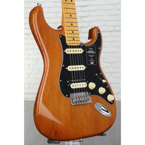  Fender American Professional II Stratocaster HSS - Roasted Pine with Maple Fingerboard Demo