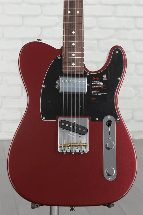 Fender American Performer Telecaster Hum - Aubergine with Rosewood Fingerboard