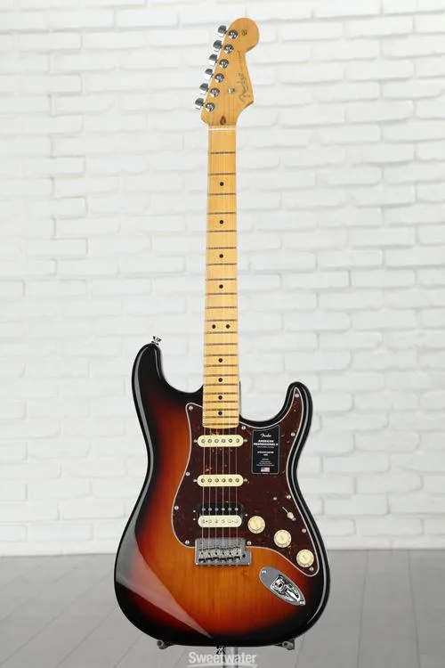  Fender American Professional II Stratocaster HSS - 3 Color Sunburst with Maple Fingerboard
