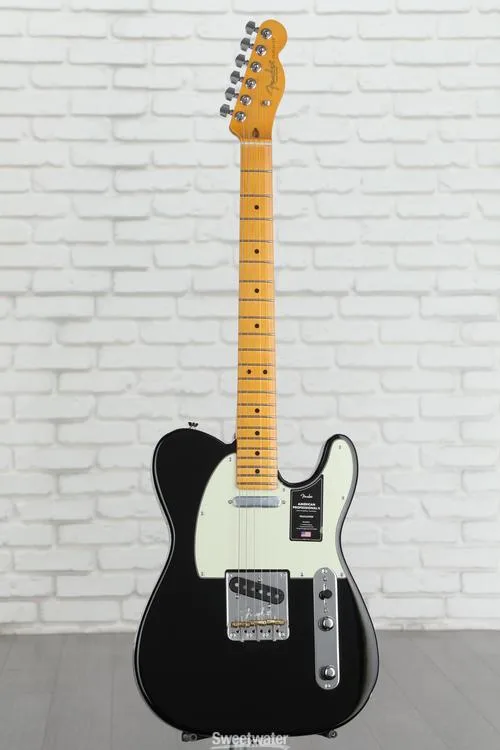  Fender American Professional II Telecaster - Black with Maple Fingerboard