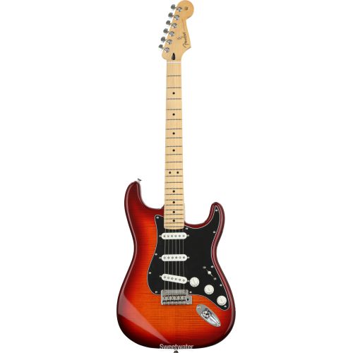  Fender Player Stratocaster Plus Top - Aged Cherry with Maple Fingerboard
