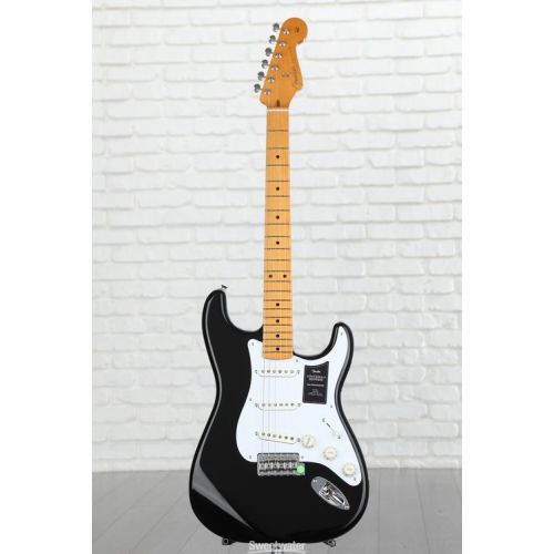  Fender Vintera II '50s Stratocaster Electric Guitar - Black with Maple Fingerboard