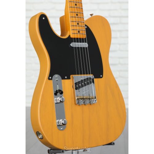  Fender American Vintage II 1951 Telecaster Left-handed Electric Guitar - Butterscotch Blonde