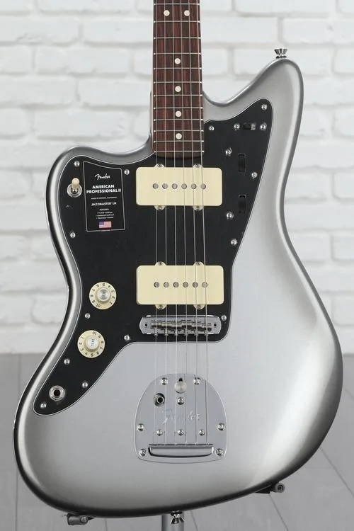 Fender American Professional II Jazzmaster Left-handed - Mercury with Rosewood Fingerboard