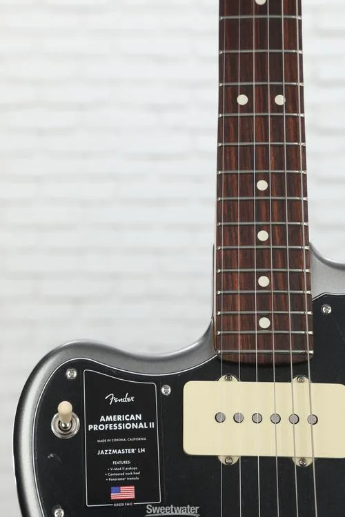  Fender American Professional II Jazzmaster Left-handed - Mercury with Rosewood Fingerboard
