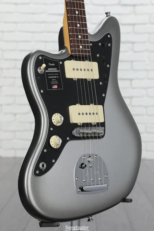  Fender American Professional II Jazzmaster Left-handed - Mercury with Rosewood Fingerboard