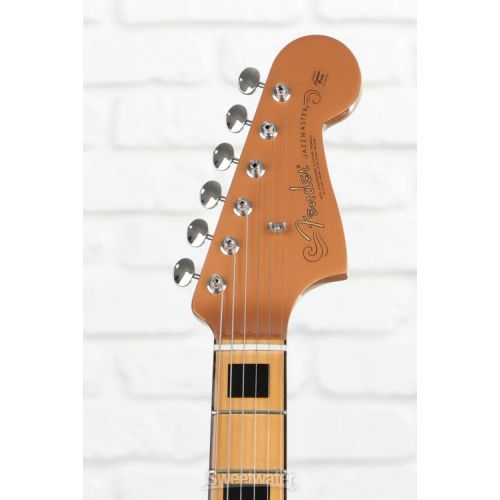  Fender Troy Van Leeuwen Jazzmaster Electric Guitar - Copper Age with Maple Fingerboard