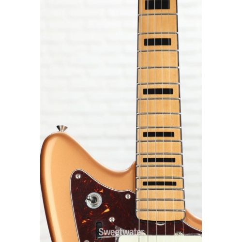  Fender Troy Van Leeuwen Jazzmaster Electric Guitar - Copper Age with Maple Fingerboard