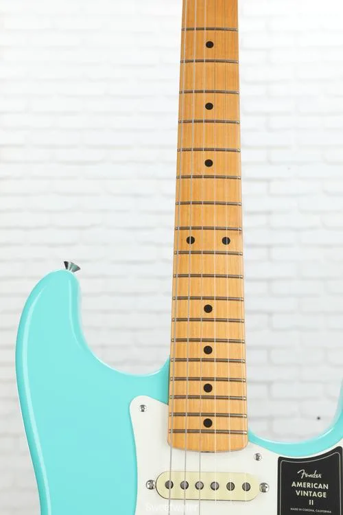  Fender American Vintage II 1957 Stratocaster Electric Guitar - Seafoam Green Demo