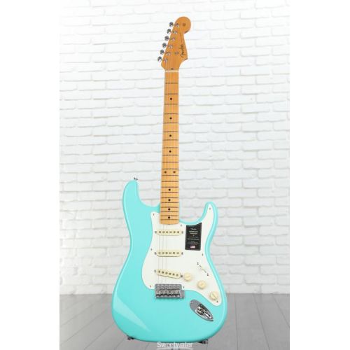  Fender American Vintage II 1957 Stratocaster Electric Guitar - Seafoam Green Demo