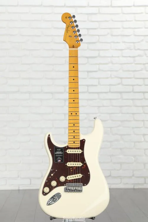  Fender American Professional II Stratocaster Left-handed - Olympic White with Maple Fingerboard