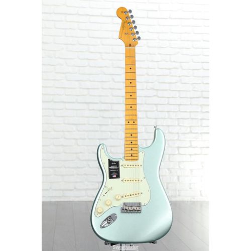  Fender American Professional II Stratocaster Left-handed - Mystic Surf Green with Maple Fingerboard