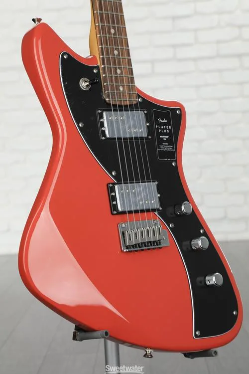  Fender Player Plus Meteora HH Electric Guitar - Fiesta Red with Pau Ferro Fingerboard Demo