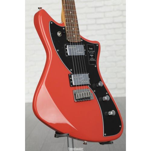  Fender Player Plus Meteora HH Electric Guitar - Fiesta Red with Pau Ferro Fingerboard Demo