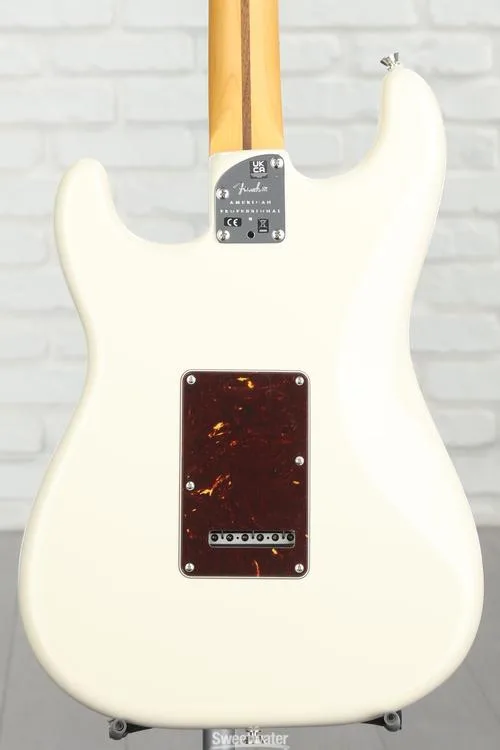  Fender American Professional II Stratocaster - Olympic White with Maple Fingerboard