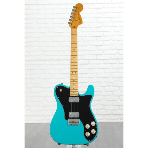  Fender American Professional II Telecaster Deluxe - Miami Blue with Maple Fingerboard Demo