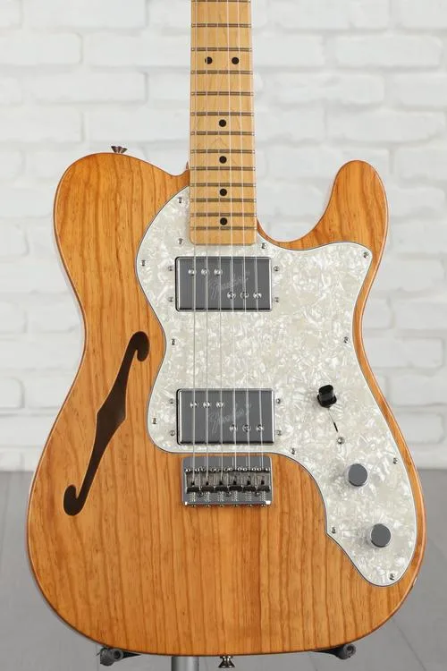 Fender American Vintage II 1972 Telecaster Thinline Electric Guitar - Aged Natural Demo