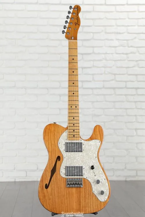  Fender American Vintage II 1972 Telecaster Thinline Electric Guitar - Aged Natural Demo