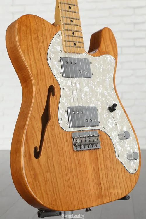  Fender American Vintage II 1972 Telecaster Thinline Electric Guitar - Aged Natural Demo