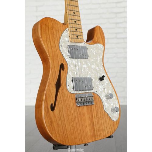  Fender American Vintage II 1972 Telecaster Thinline Electric Guitar - Aged Natural Demo