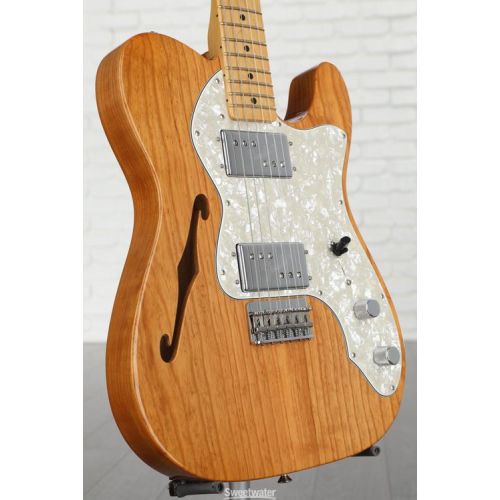  Fender American Vintage II 1972 Telecaster Thinline Electric Guitar - Aged Natural Demo