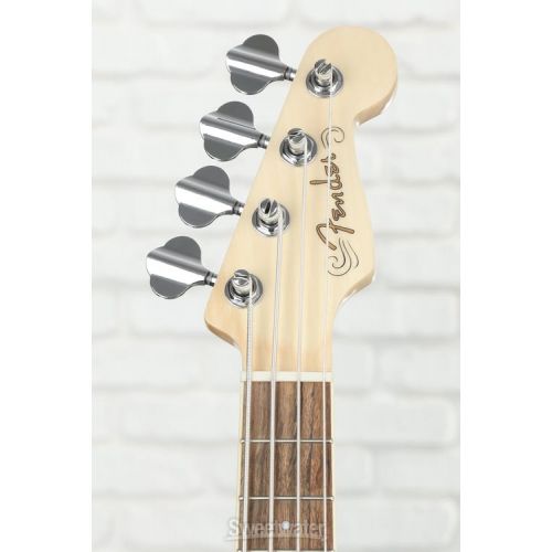  Fender Fullerton Precision Bass Uke Essentials Bundle - Olympic White