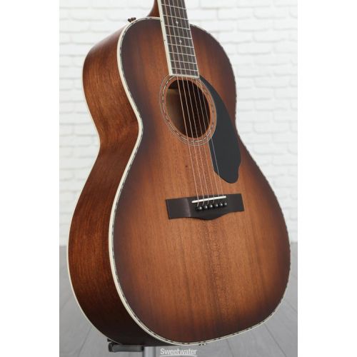  Fender PS-220E Parlor Acoustic-electric Guitar - Aged Cognac Burst