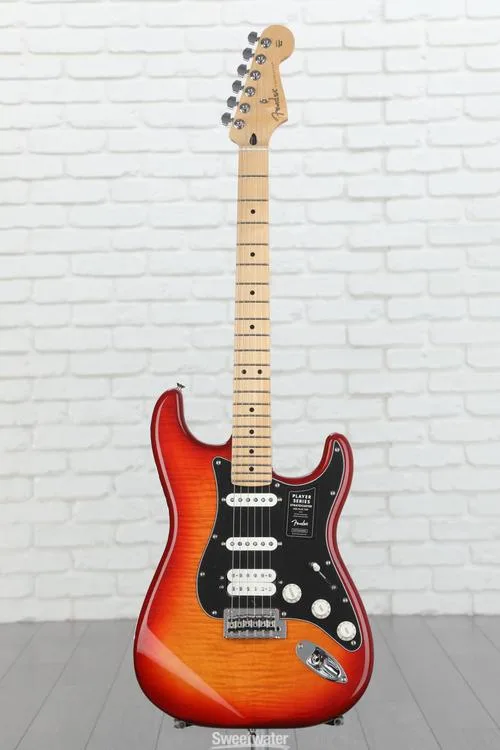  Fender Player Stratocaster HSS Plus Top - Aged Cherry with Maple Fingerboard Demo