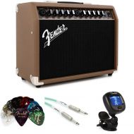 Fender Acoustasonic 40 40-watt Acoustic Amp Essentials Bundle
