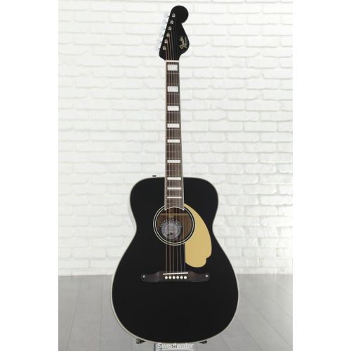  Fender Malibu Vintage Acoustic-electric Guitar - Black