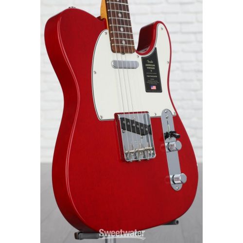  Fender American Vintage II 1963 Telecaster Electric Guitar - Red Transparent