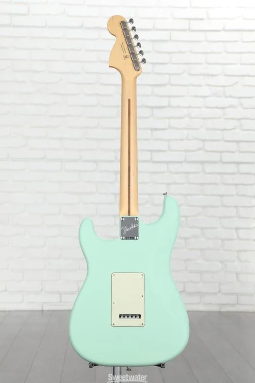  Fender American Performer Stratocaster HSS - Satin Surf Green with Maple Fingerboard