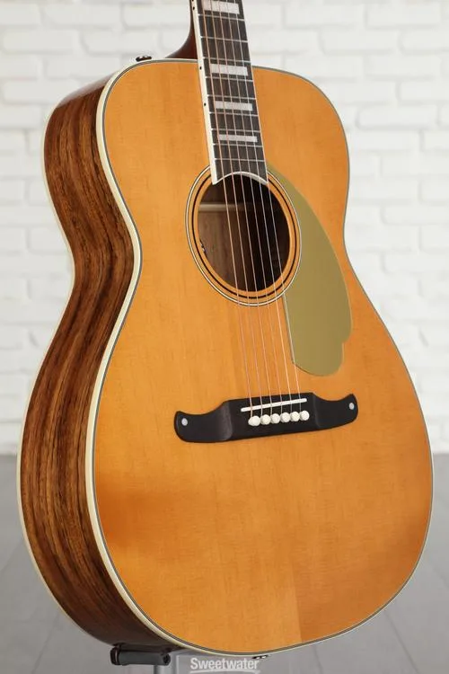 Fender Malibu Vintage Acoustic-electric Guitar - Aged Natural