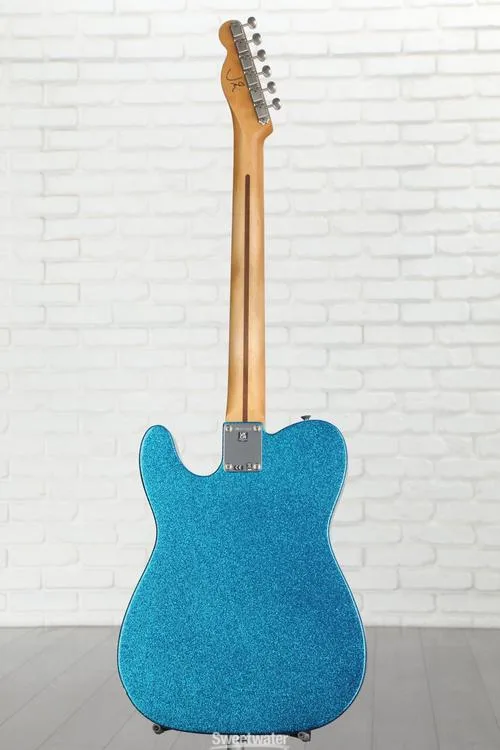  Fender J Mascis Telecaster - Bottle Rocket Blue Flake with Maple Fingerboard Demo