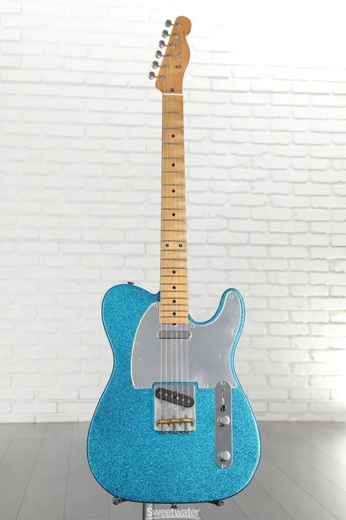 Fender J Mascis Telecaster - Bottle Rocket Blue Flake with Maple Fingerboard Demo