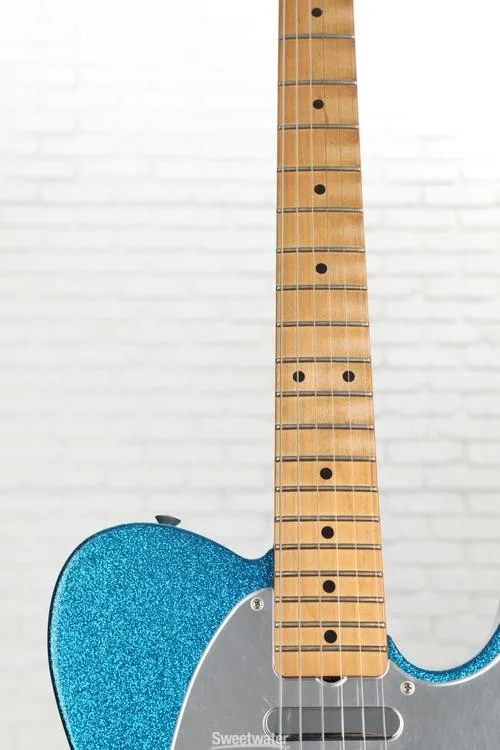  Fender J Mascis Telecaster - Bottle Rocket Blue Flake with Maple Fingerboard Demo