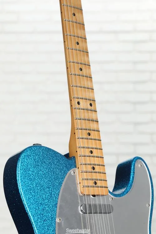  Fender J Mascis Telecaster - Bottle Rocket Blue Flake with Maple Fingerboard Demo