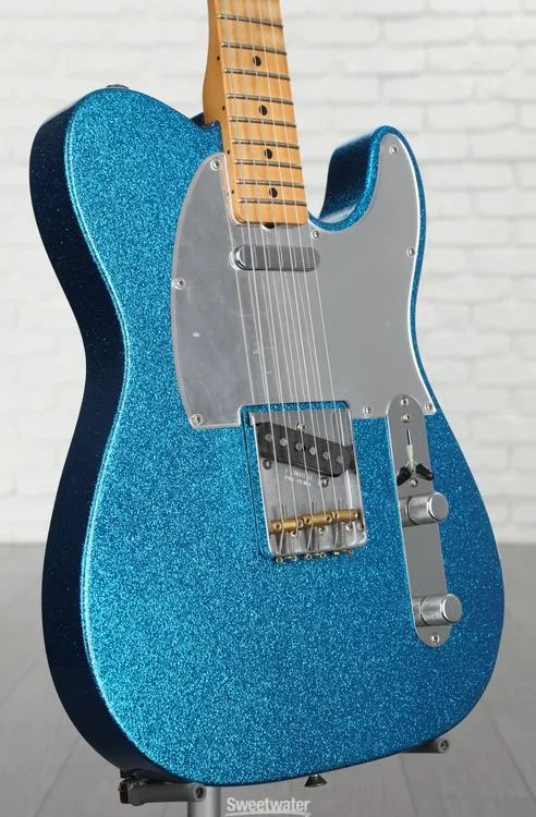  Fender J Mascis Telecaster - Bottle Rocket Blue Flake with Maple Fingerboard Demo