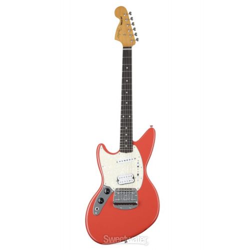  Fender Kurt Cobain Jag-Stang Left-handed Electric Guitar - Fiesta Red with Rosewood Fingerboard