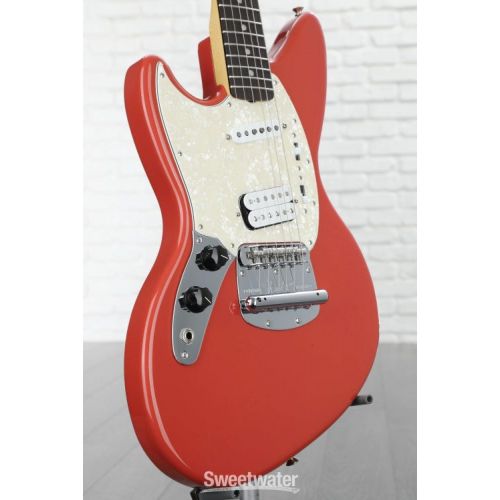  Fender Kurt Cobain Jag-Stang Left-handed Electric Guitar - Fiesta Red with Rosewood Fingerboard