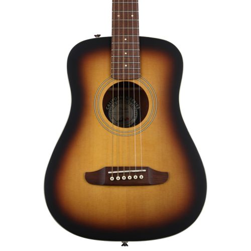  Fender Redondo Mini Acoustic Guitar Essentials Bundle - Sunburst