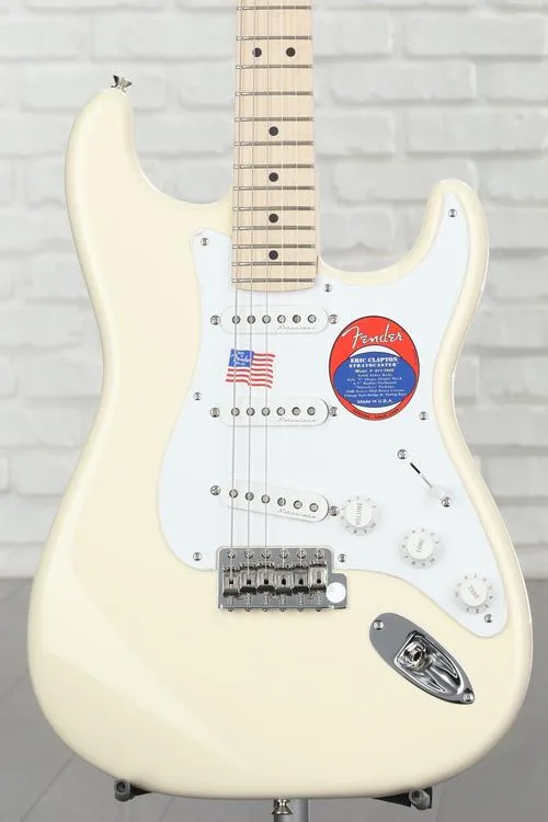 Fender Eric Clapton Stratocaster - Olympic White with Maple Fingerboard