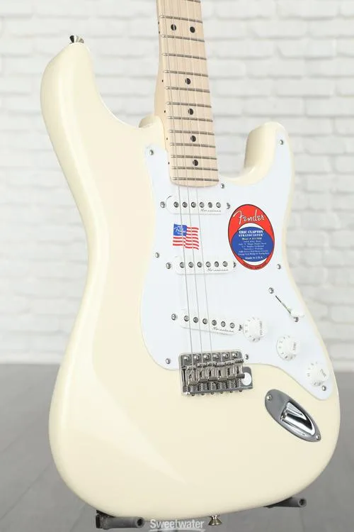  Fender Eric Clapton Stratocaster - Olympic White with Maple Fingerboard