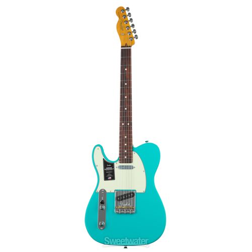  Fender American Professional II Telecaster Left-handed - Miami Blue with Rosewood Fingerboard