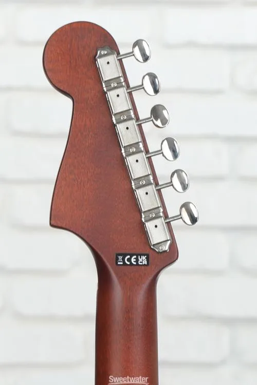  Fender Malibu Player Acoustic-electric Guitar - Fiesta Red