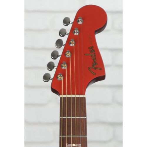  Fender Malibu Player Acoustic-electric Guitar - Fiesta Red