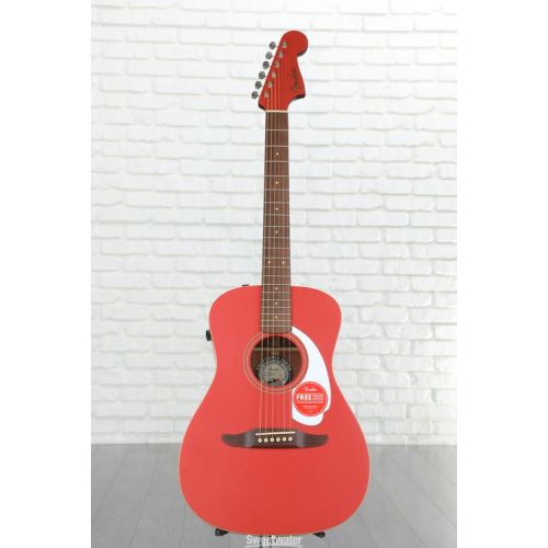  Fender Malibu Player Acoustic-electric Guitar - Fiesta Red