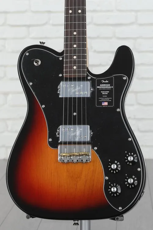 Fender American Professional II Telecaster Deluxe - 3-color Sunburst with Rosewood Fingerboard